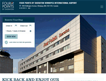 Tablet Screenshot of fourpointswinnipegairport.com